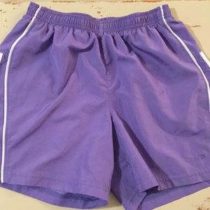 Champion Long Purple Workout Shorts
